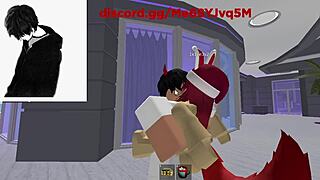 Fucking the Furry Roblox Christmas Bunny Hard