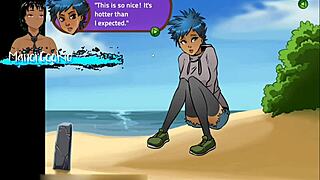 Hot Beaches Hide Girlfriend's Juicy Pussy Game Thrill with Friend