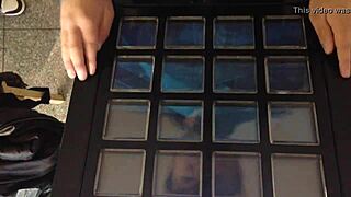 russian beauty dances in the snow like a dream