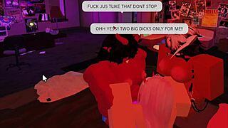 Two Futas Entice Slut into Steamy Threesome