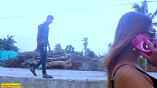 chubby 18yo indian girl bent over tight pussy fucked rough doggystyle by stranger's monster cock