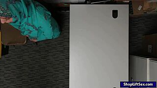 damn arab teen shoplifter sucks big cock from lp officer in office reality bust 👮🍆💦