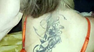 STEP MOMMY BLONDE BIG TITS BENT OVER DOGGYSTYLE ON BED FOR SON'S HUGE COCK POUNDING LINGERIE TATS