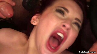 oh man busty amber ivy gets wrecked in twin piks parody gangbang