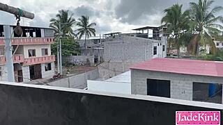 Street stranger takes latina to construction site fuck