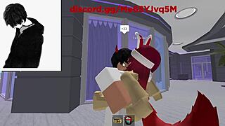 Fucking the Furry Roblox Christmas Bunny Hard