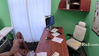 Doctor, your big cock's making my huge tits bounce as you fuck me hard?