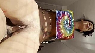 safada ninfta wet blowjob rides big cock ebony latina couple homemade dirty talk pussy