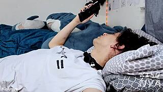 kisunyoctober day 7 anal fingering in heat sloppy spooning