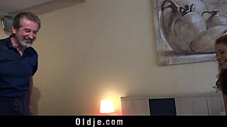 Girl Begs Old Boss for Big Cock Doggystyle Pounding on First Work Day