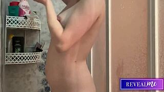 Hey check out this hot Italian milf's steamy shower bath compilation 😍 tits pussy play fingering toys wet vibes