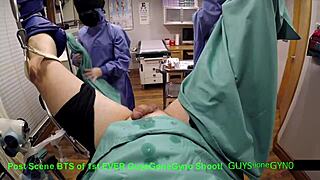 doctor tampa gets cum extracted by nonbinary nurses fingering ass and humiliating in clinic roleplay
