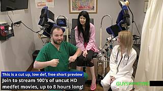doctor tampa gets cum extracted by nonbinary nurses fingering ass and humiliating in clinic roleplay