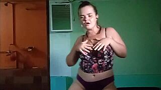 damn she's dancin hot, now fuck that chubby ass from behind doggy 🍑🔥😍