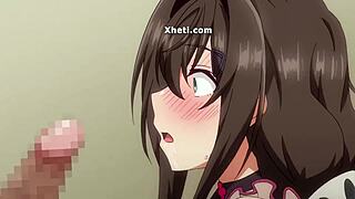 anime hentai babe bent over for hardcore doggystyle creampie 😈🍑💦