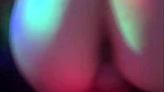 heart pounding over her goth milf ass play tease