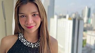 amateur ladyboy gets intense bareback anal from big cock