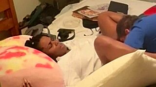 ebony coworker bends over for homemade doggystyle after work