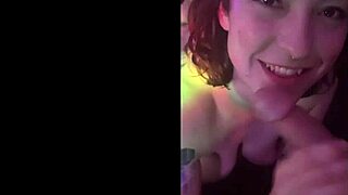 heart pounding over her goth milf ass play tease
