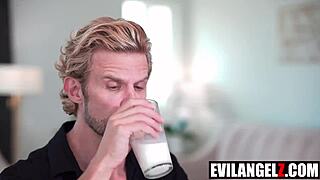 i can't get enough of jena larose's milky tits in this taboo pov fun