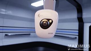 AI MACHINE MILKS THIS THROBBING COCK IN LACTATING HENTAI ANIMATION!