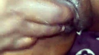 Raw creampie floods step sister's swollen pussy after rough monster cock pounding