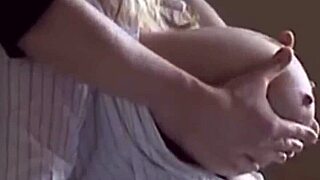 milky mature milf gets her big natural tits massaged milked and toyed in homemade collection