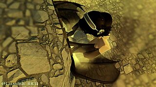 rough pounding dragon girl doggystyle across castle sex part 3