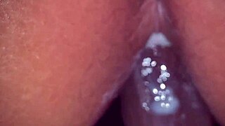 damn this big booty latina slut takes bbc creampie pov close up tight pussy pounding