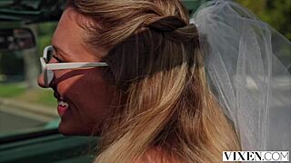 vixen blonde bride addison cums nonstop on hubbys thick cock fingering riding doggystyle