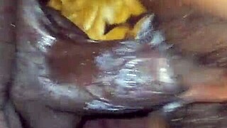 Raw creampie floods step sister's swollen pussy after rough monster cock pounding