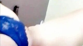 mmm eating out my milf stepmom's wet pussy then legs up pounding her hard till orgasm 😍 creampie finish