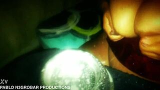 wanna grab these huge black tits on black friday cosplay milk special?