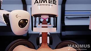 AI MACHINE MILKS THIS THROBBING COCK IN LACTATING HENTAI ANIMATION!