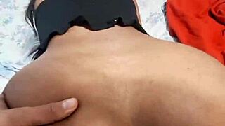 Damn maldita perra your gaping ebony teen asshole got me addicted to anal spreading and moaning!