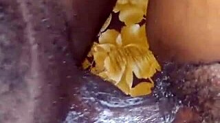 Raw creampie floods step sister's swollen pussy after rough monster cock pounding
