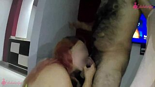 I let this guy fuck my Latina pussy hard right in front of my husband creampie!