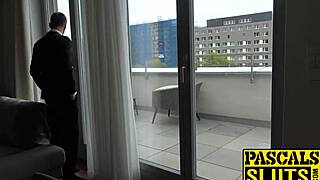 Submissive british babe bound bent over for rough doggystyle pounding