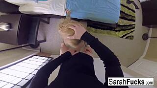 Sarah Pounds Hard Fucked Backstage in Strip Club