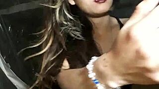 bonneyuwu shakes her gothic big latina ass dancing sexy and young all over the place