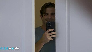 kay lovely's stepbro films her naughty pussy pounding session