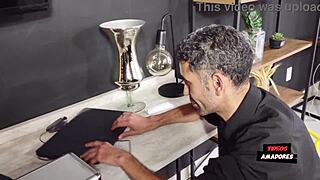 a vovo pays rent takin big cock deep in her old wet pussy doggystyle