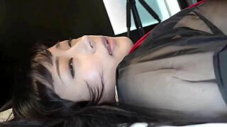 Uncensored Japanese teen beauty's shaved pussy creampie in cosplay uniform