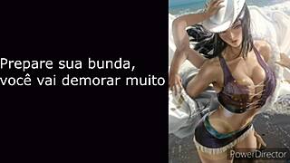 joi humiliation cei with nico robin teases jerk off anime femdom