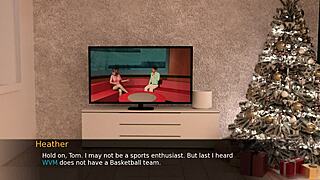 Reluctant Archon Unwraps Big Tits Christmas Pussy Surprise