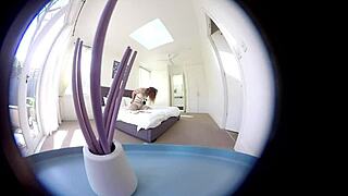 Hairy Aussie beauty bound tight for solo climax tease