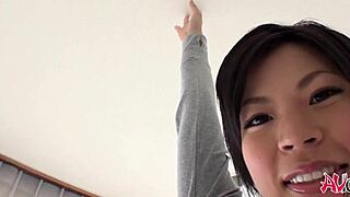 damn japanese big tits saki aoyama sucks hard cock deep with moans and fingering uncensored outdoor fun