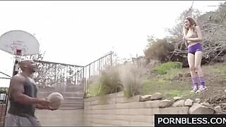 Young German Girl Fucked Hard by Black Basketball Monster Cock