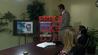 Monica Sweetheart Bends Over Desk for Colleague's Monster Cock Pounding