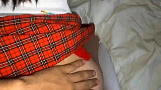 best friend pounds my short red skirt college girl ass homemade